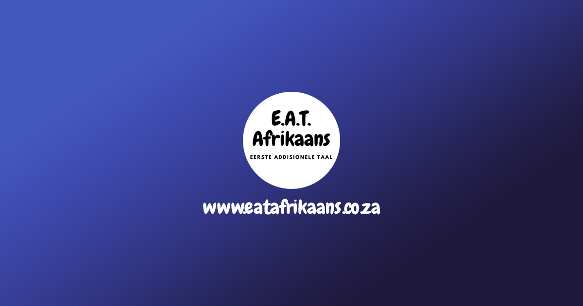 WHAT IS EAT IN AFRIKAANS visual data 7